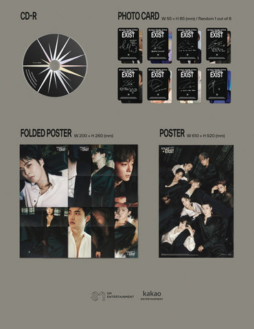 EXO - EXIST [Digipack ver.] Album+Folded Poster – KPOP MARKET