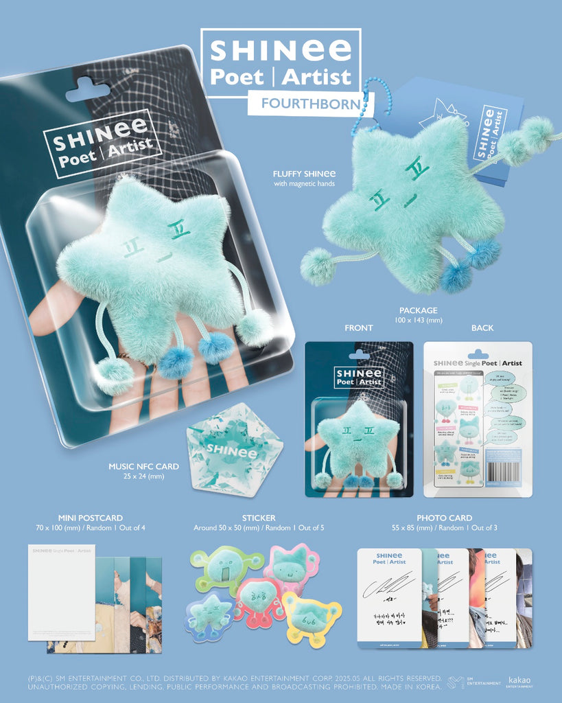 SHINee Album - Poet/Artist Smart Album Random Ver + Pre Order Benefits + BolsVos Exclusive K-POP Giveaways