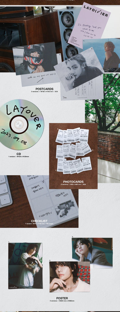 V BTS - Layover Album – KPOP MARKET [Hanteo & Gaon Chart Family Store]