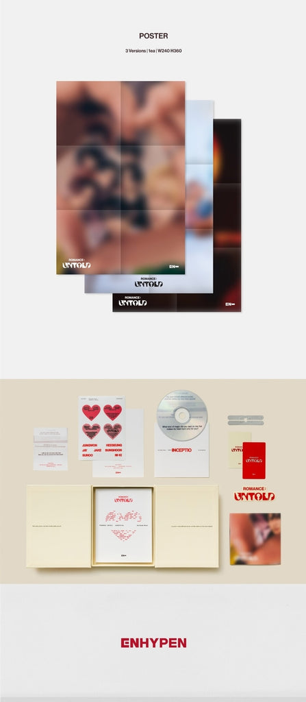 ENHYPEN - 2nd Studio Album Romance : Untold CD – KPOP MARKET