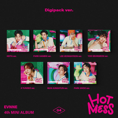 Evnne - 4th Mini Album Hot Mess Digipack version CD