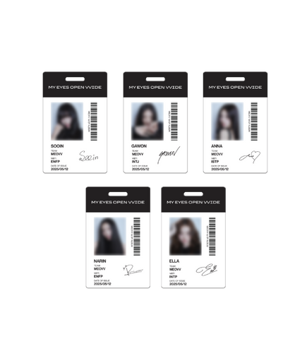 [PRE-ORDER] MEOVV 1st EP OFFICIAL MERCH - EMPLOYEE ID CARD