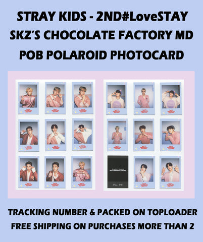 STRAY KIDS - 2ND#LoveSTAY SKZ’S CHOCOLATE FACTORY MD POLAROID OFFICIAL PHOTOCARD