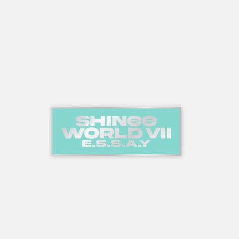 [PRE-ORDER] 2025 SHINee WORLD Ⅶ 'E.S.S.A.Y' Official MD - BADGE (LOGO VER.)