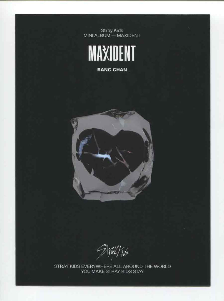 STRAY KIDS - MAXIDENT Album OFFICIAL Mini Poster – KPOP MARKET