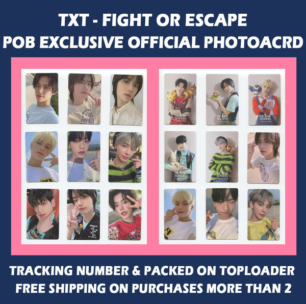 TXT fight or escape インスタントフォト チェキ TXT fight or escape インスタントフォト チェキ Amazon.com