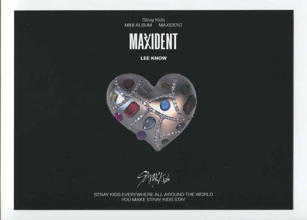STRAY KIDS - MAXIDENT Album OFFICIAL Mini Poster – KPOP MARKET
