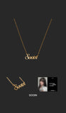 [PRE-ORDER] MEOVV 1st EP OFFICIAL MERCH - NAME PLATE NECKLACE