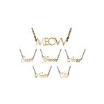 [PRE-ORDER] MEOVV 1st EP OFFICIAL MERCH - NAME PLATE NECKLACE