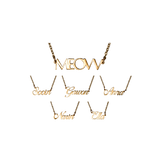[PRE-ORDER] MEOVV 1st EP OFFICIAL MERCH - NAME PLATE NECKLACE