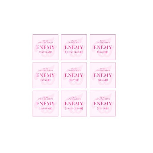 Twice - Japan 6th Album Enemy ONCE JAPAN Solo Jacket CD – KPOP MARKET