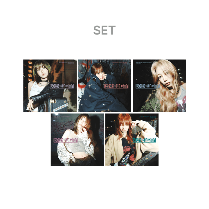 LE SSERAFIM - JAPAN 4th Single DIFFERENT [Solo Jacket Limited LE SSERAFIM - JAPAN 4th Single DIFFERENT [Solo Jacket Limited