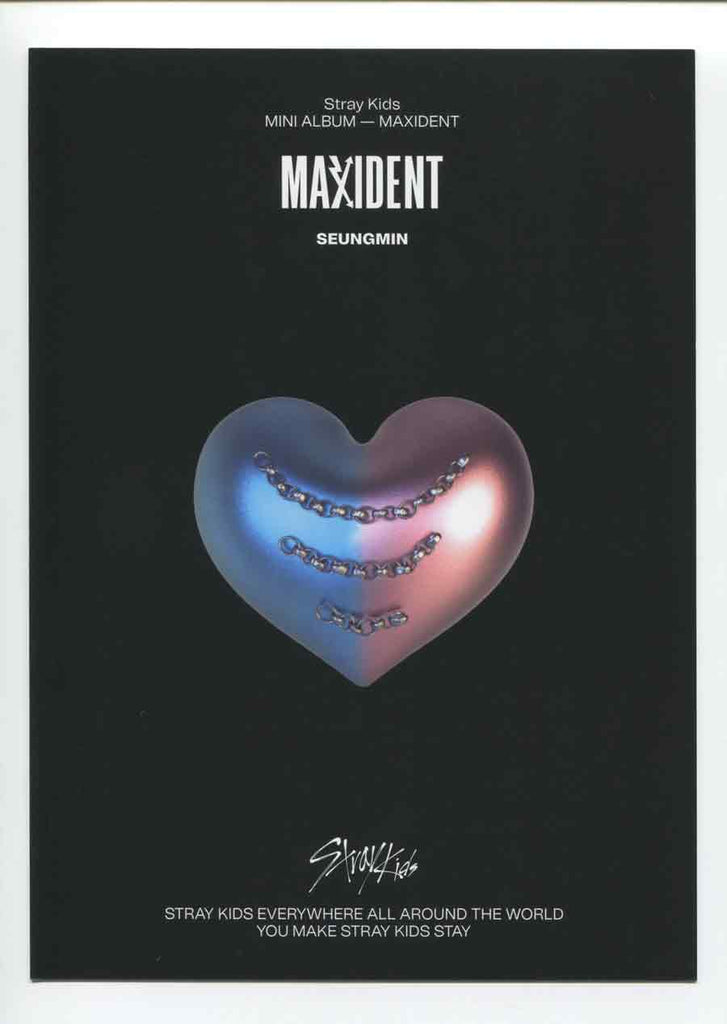 STRAY KIDS - MAXIDENT Album OFFICIAL Mini Poster – KPOP MARKET