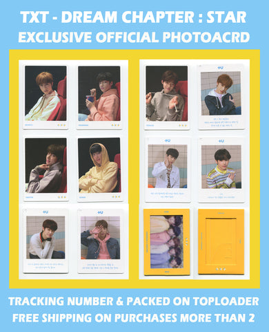 TXT TOMORROW X TOGETHER - THE DREAM CHAPTER : STAR OFFICIAL PHOTOCARD