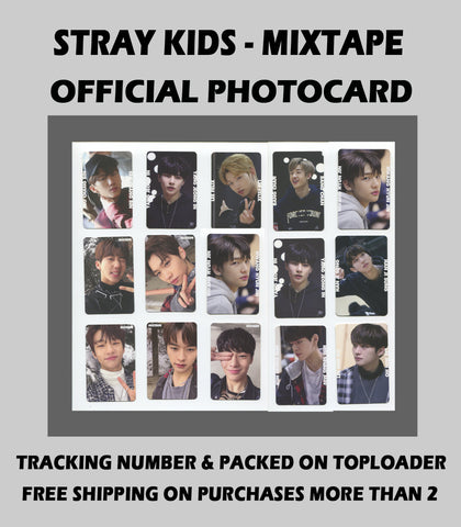 STRAY KIDS [MIXTAPE] Debut Album OFFICIAL PHOTOCARD