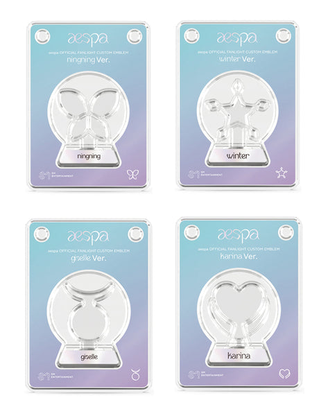 Light Stick] AESPA - OFFICIAL FANLIGHT CUSTOM EMBLEM – KPOP MARKET