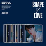 MONSTA X - SHAPE of LOVE [JEWEL CASE VER.] (11th Mini) Album+Extra Photocards Set