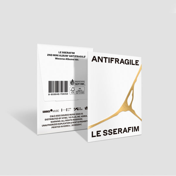 WEVERSE ALBUM] LE SSERAFIM - 2nd Mini Album ANTIFRAGILE – KPOP MARKET