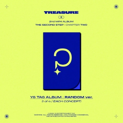 [NEMO ALBUM] TREASURE - 2nd Mini Album THE SECOND STEP : CHAPTER TWO YG TAG ALBUM (RANDOM ver.)