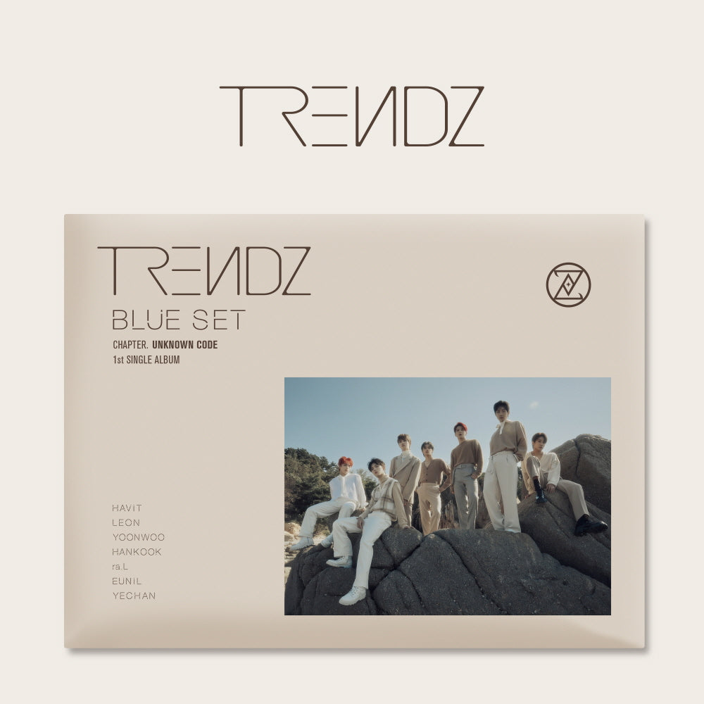 TRENDZ - BLUE SET Chapter. UNKNOWN CODE Album – KPOP MARKET