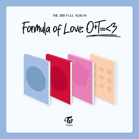 TWICE - Vol.3 Formula of Love: O+T=<3 CD