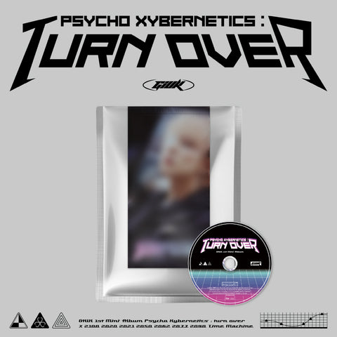 GIUK ONEWE - Psycho Xybernetics:TURN OVER (1st Mini Album) CD+Folded Poster