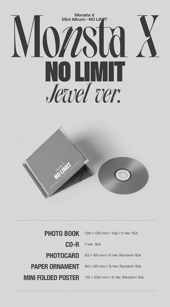 MONSTA X - NO LIMIT (10TH MINI ALBUM) JEWEL VER. – J-Store Online