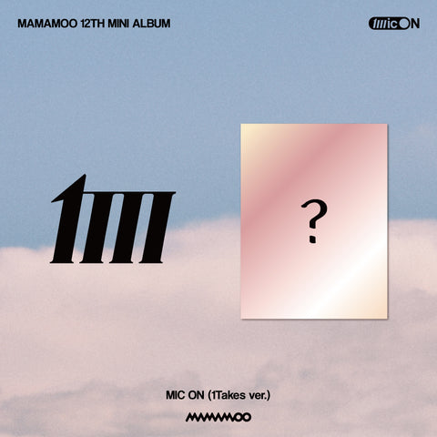 [PHOTOCARD ALBUM] [Pre-Order Benefit] MAMAMOO - 12th Mini Album MIC ON 1Takes ver.+POB