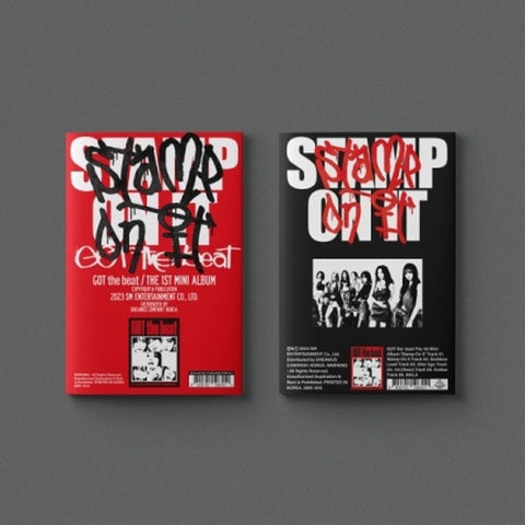 GOT the beat - Stamp On It 1st Mini Album+Folded Poster