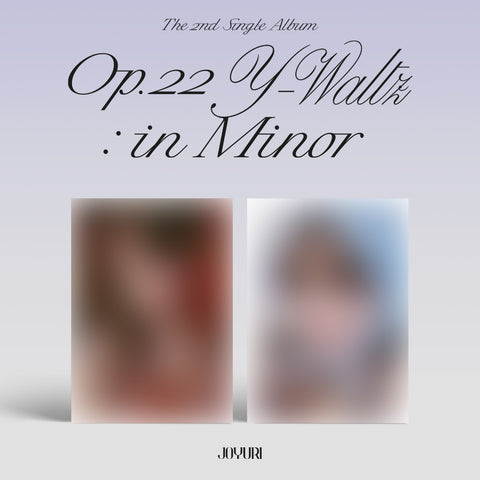 JO YU RI - Op.22 Y-Waltz : in Minor Album+Folded Poster