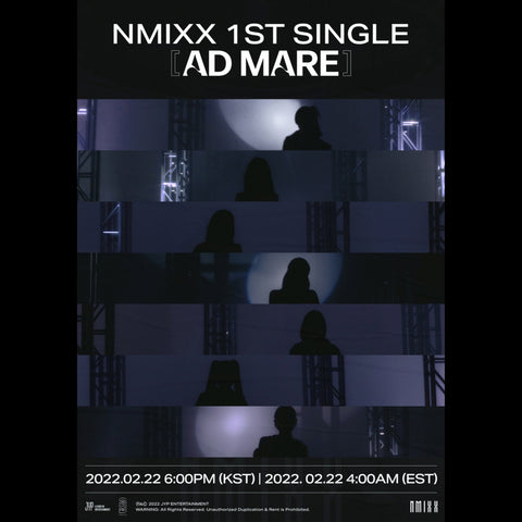 NMIXX - AD MARE (1st Single) Album+Pre-Order Benefit+Folded Poster