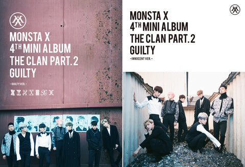 MONSTA X - THE CLAN 2.5 PART.2 GUILTY  (4th Mini Album) Album