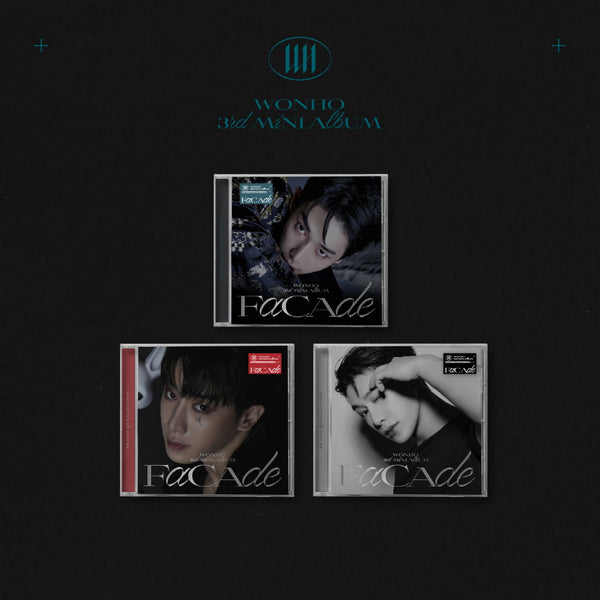 ウォノのFacadeのセット 韓国音楽 ウォノ - FACADE [Jewel Ver.] (バージョン3種セット