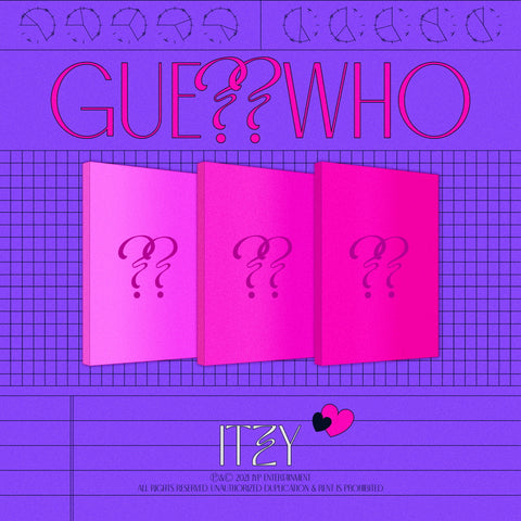 ITZY - 4th Mini Album GUESS WHO CD+Folded Poster