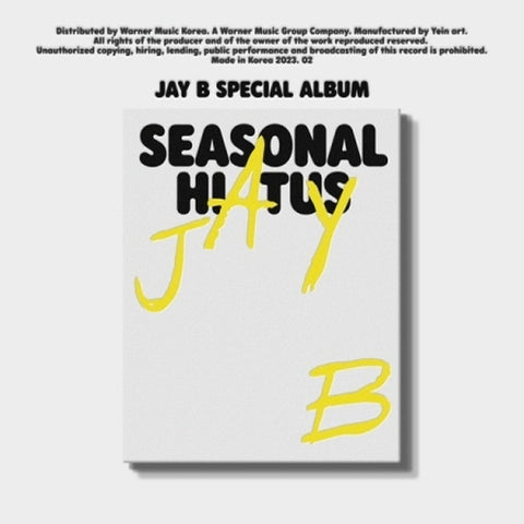 JAY B - Special Album : Seasonal Hiatus