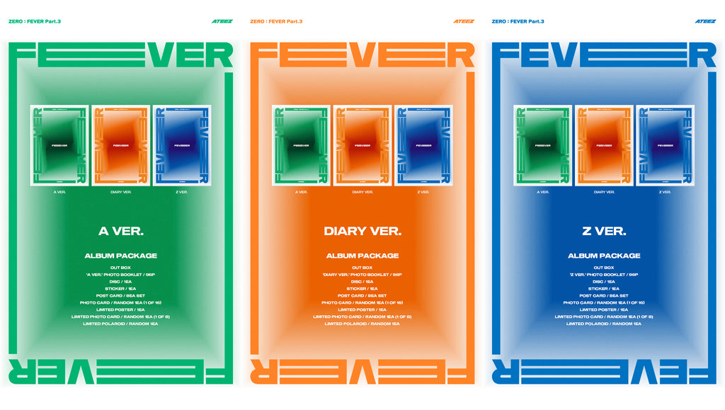 ATEEZ - 7th Mini Album ZERO : FEVER Part. 3