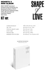 [KIHNO KIT] MONSTA X - SHAPE of LOVE (11th Mini Album) Air-kit+Postcard+Photocard+Free Gift
