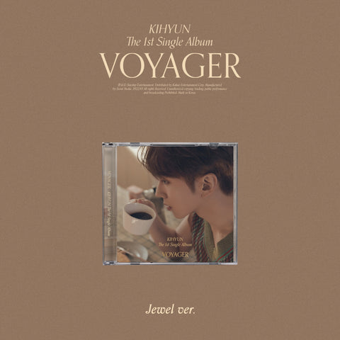 MONSTA X KIHYUN - VOYAGER (1st Single Album) [JEWEL ver.] Album+Extra Photocards Set
