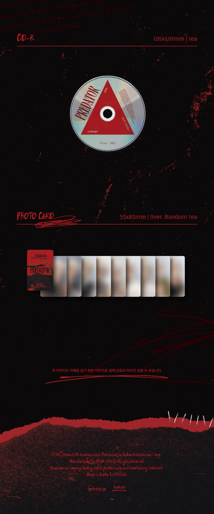 Lee Gi Kwang Predator - Random Cover CD