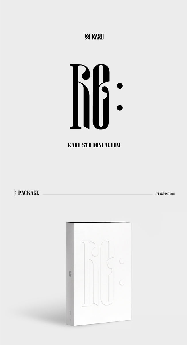 KARD - 5th Mini Album Re: CD+Extra Photocards Set – KPOP MARKET