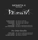 MONSTA X - REASON 12th Mini Album+Pre-Order Benefit