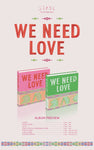 STAYC - WE NEED LOVE 3rd Single Album+Folded Poster+Free Gift