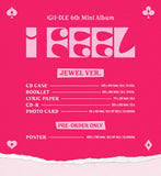 (G)I-DLE -  I feel (Jewel Ver.) 6th Mini Album CD + Folded Poster