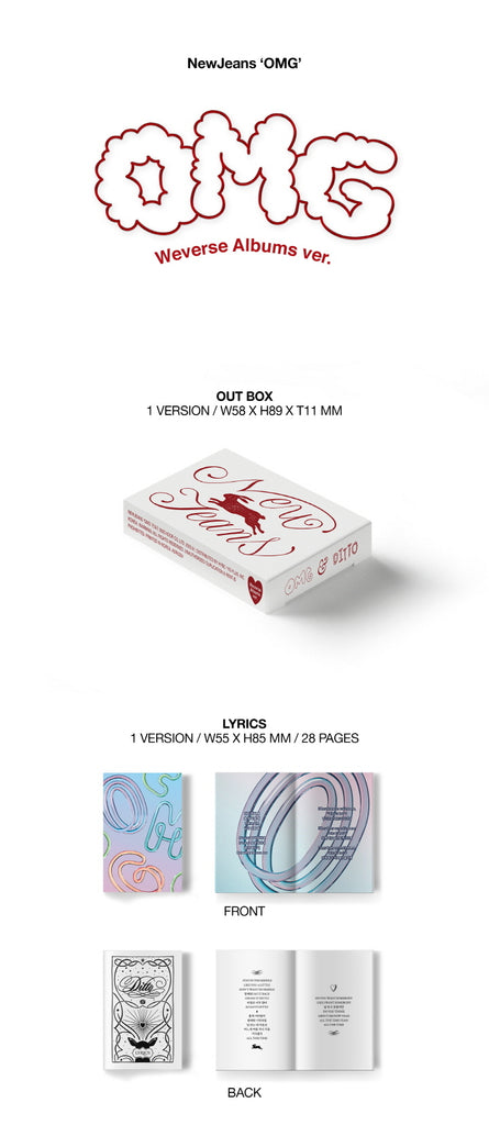 MARKET　Chart　–　NewJeans　Albums　OMG　Weverse　Store]　Gaon　KPOP　[Hanteo　Family