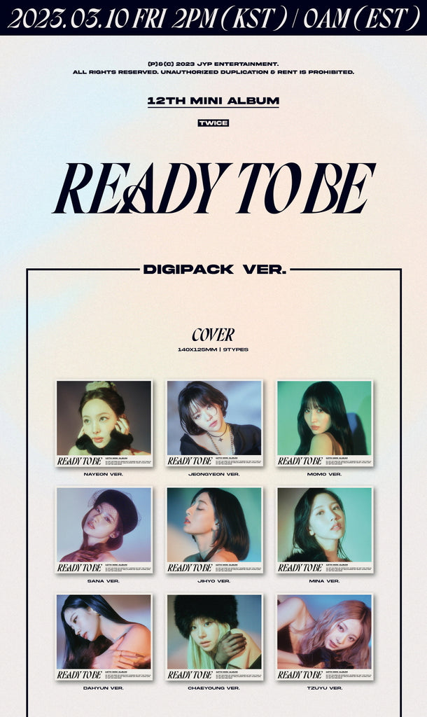 Twice - READY TO BE (READY version) - CD