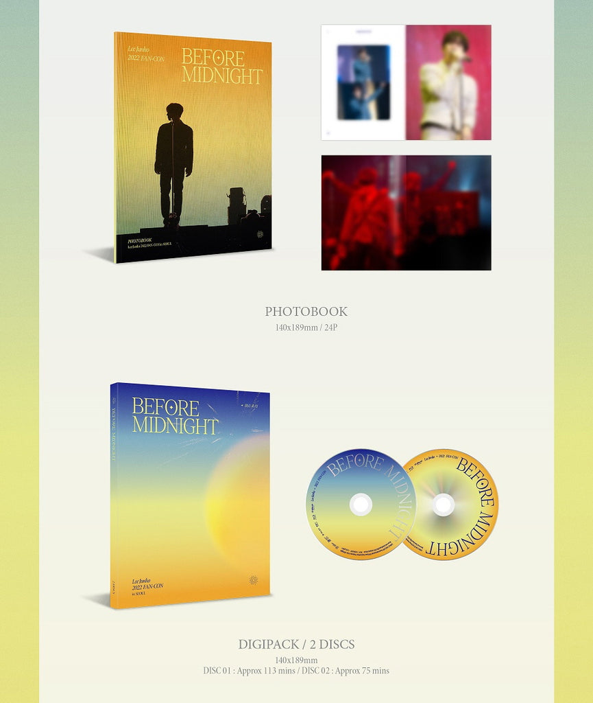 LEE JUN HO 2PM - 2022 FAN-CON Before Midnight Blu-ray – KPOP