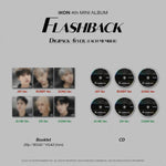 iKON - Flashback [Digipack ver.] 4th Mini Album+Extra Photocards Set