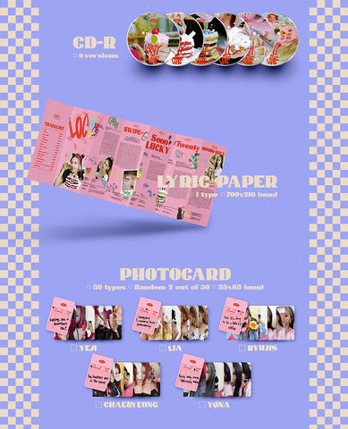  ITZY - [ SPECIAL EDITION] Crazy In Love The 1st Album + Extra  Photocards Set (Jewel case ver.) : Home & Kitchen