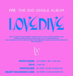IVE - LOVE DIVE 2nd Single Album+Free Gift