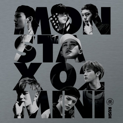 MONSTA X - RUSH (2nd Mini Album) [Official Version] CD + Photo Booklet + Photocard + Extra Gift Photocard
